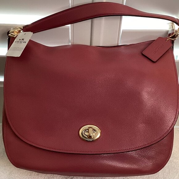 Coach Handbags - NWT Coach Turnlock Hobo | LI Rouge Red 24771 | Boutique - PRICE FIRM
